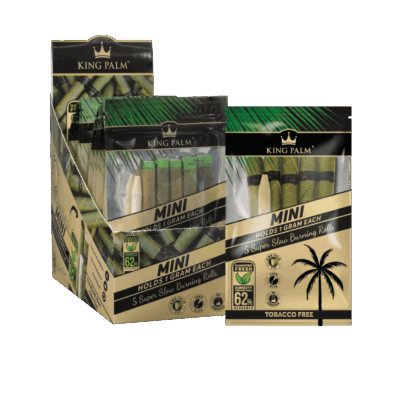 King Palm Mini Cones - 5 Count Per Pack - 15 Pack Per Display