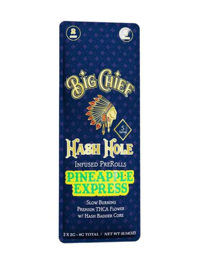 BIG CHIEF - THCA HASH HOLE PREROLLS - 2 X 2G