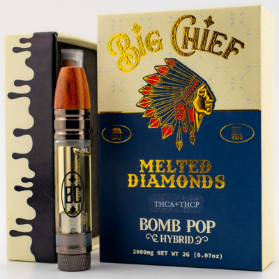 Big Chief Melted Diamonds THCA+THCP Cart 2G
