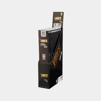 Vibes Cones - King Size - 20 Cones Per Pack - 8 Packs Per Box