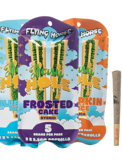 Flying Horse THCA Hash Hole Prerolls 5G