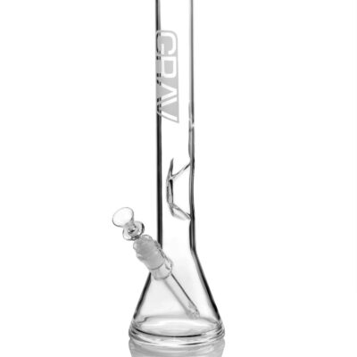 GRAV® Large 16", Clear Beaker Base Water Pipe