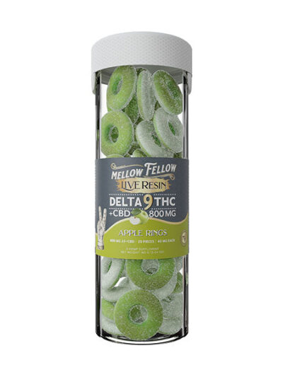 Mellow Fellow Live Resin Delta-9 Gummies | (20ct) 800mg