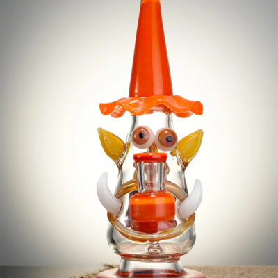 Lookah 9" Mini Wizard Glass Dab Rig - Green