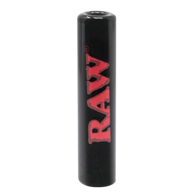 Raw Black Glass Tips - Single or 50 Pack Jar