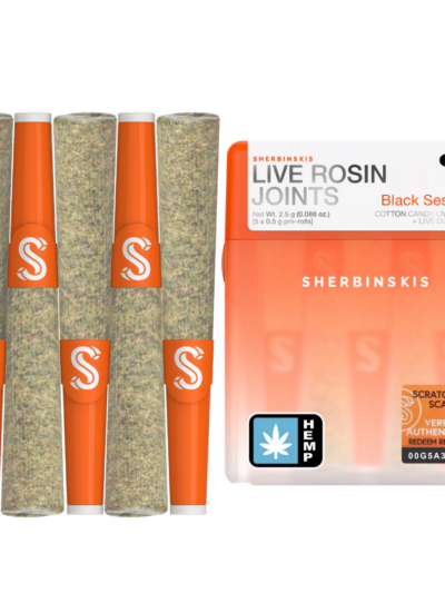 Sherbinskis Live Rosin Joints 2.5G | 5ct